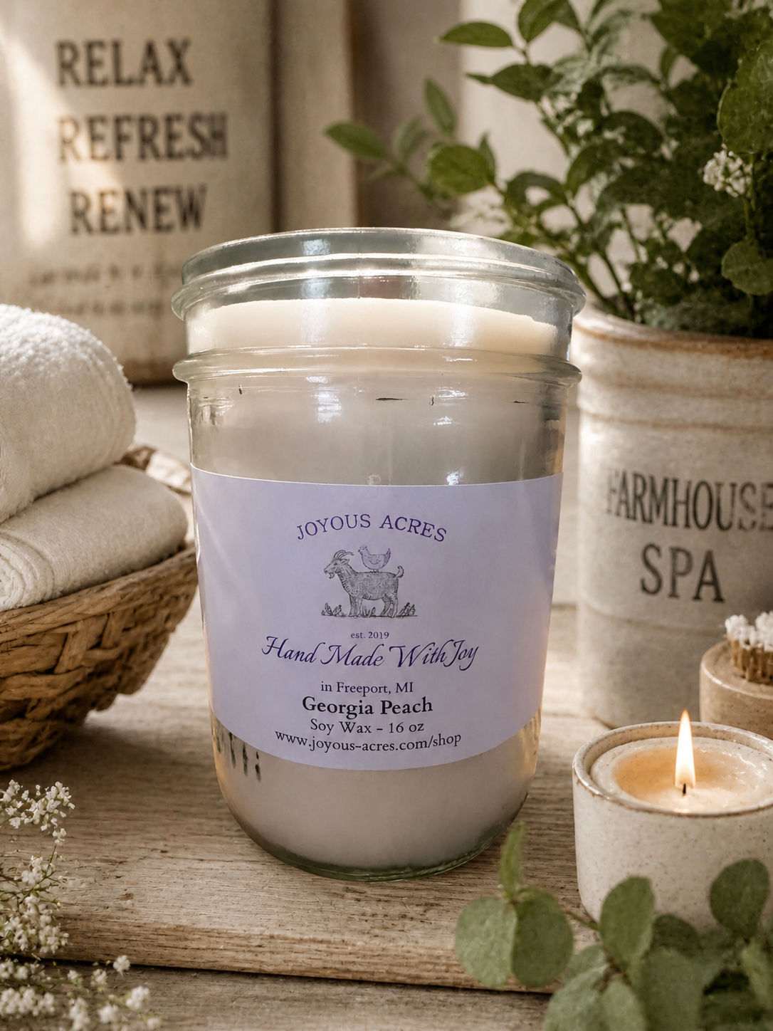 Georgia Peach Candle 