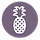 Icono de piña - púrpura