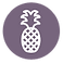 Ananas-Symbol - lila
