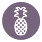 Pineapple Icon - Purple