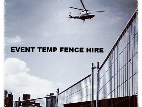 Temporary Fencing For Events