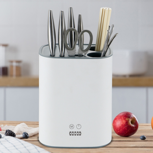 UV Knife Sterilizer With Kitchen Utensil Storage