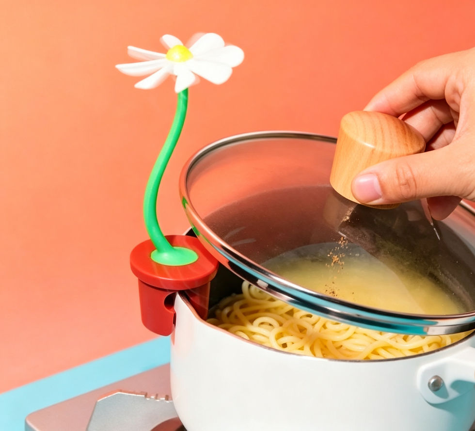 Cute Flower Silicone Lid Lift For Spill Prevention