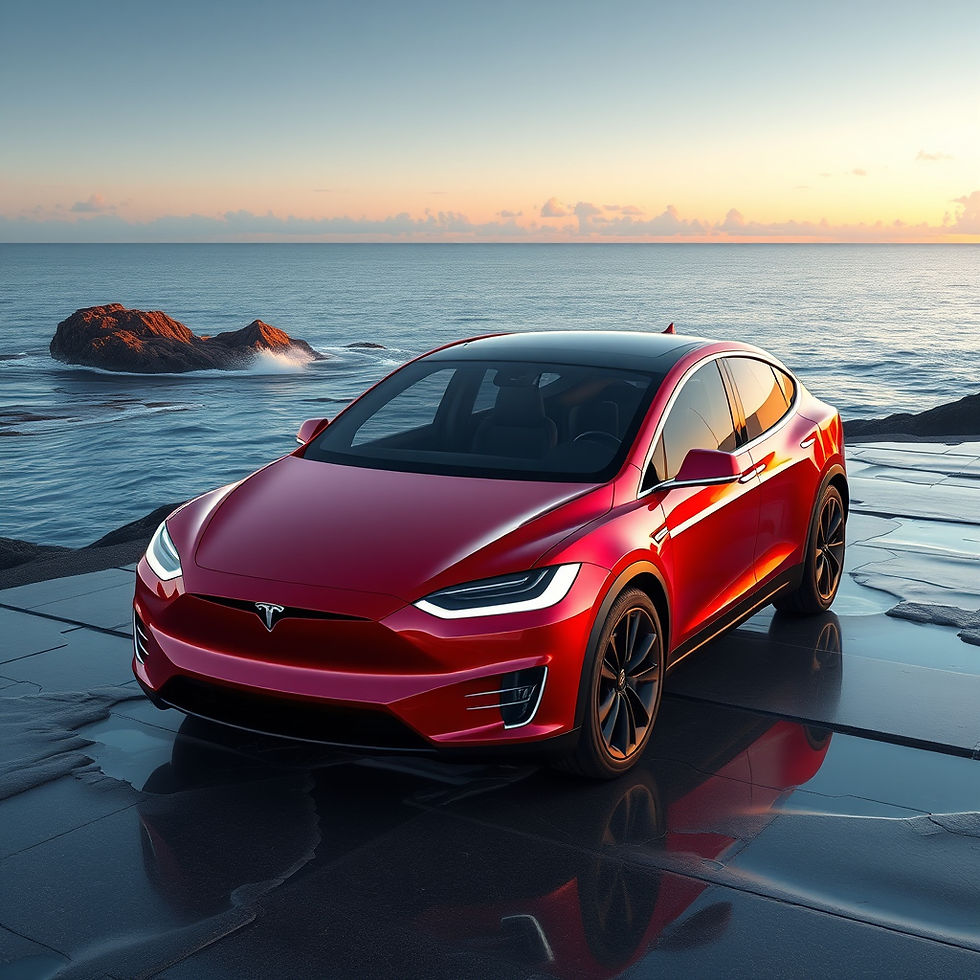 AN Tesla model X by the HWAIIAN ocean .jpg