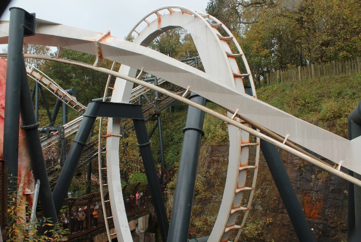 Nemesis Rollercoaster in 2017