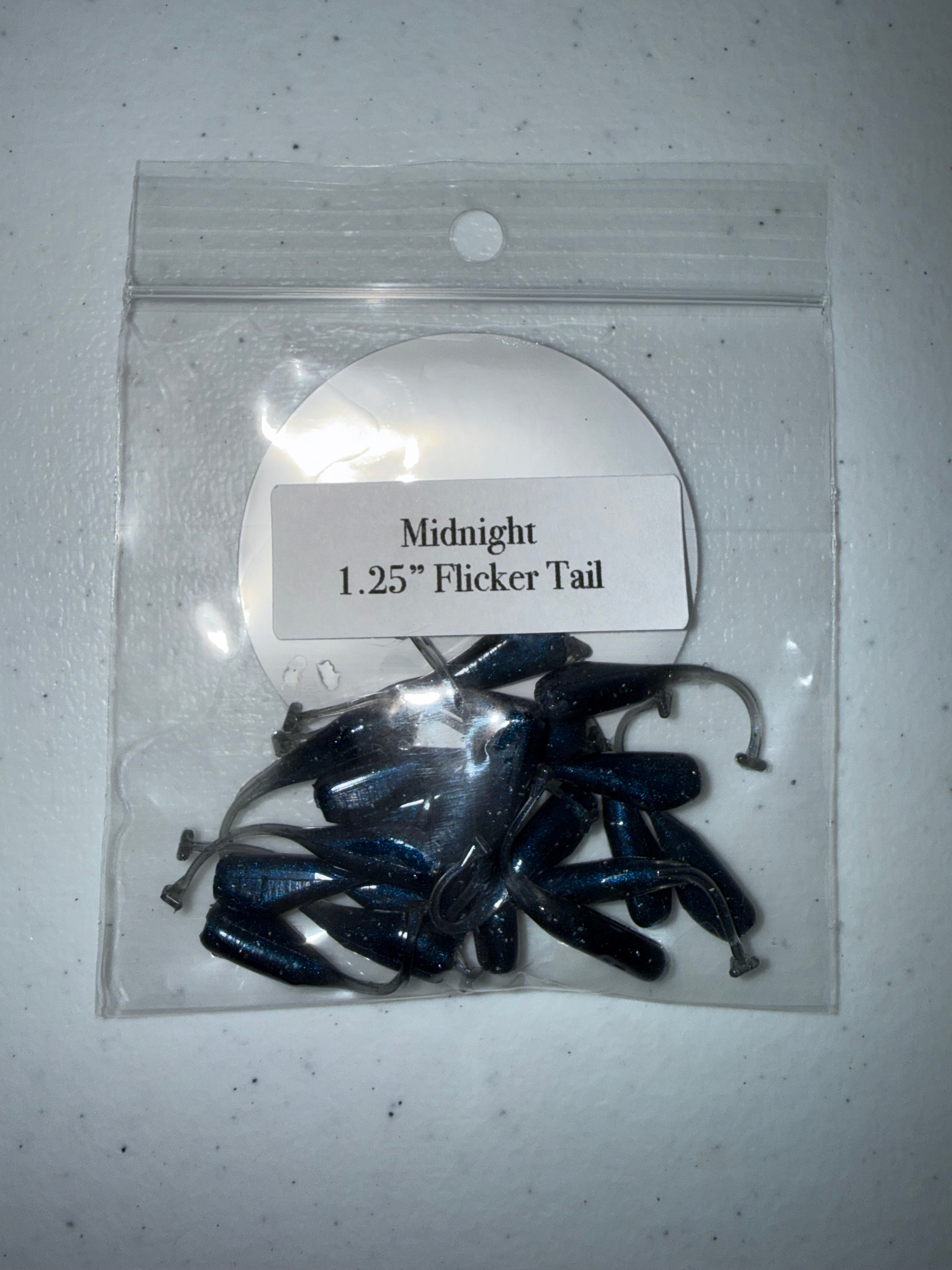 Midnight 1.25" Flicker Tail