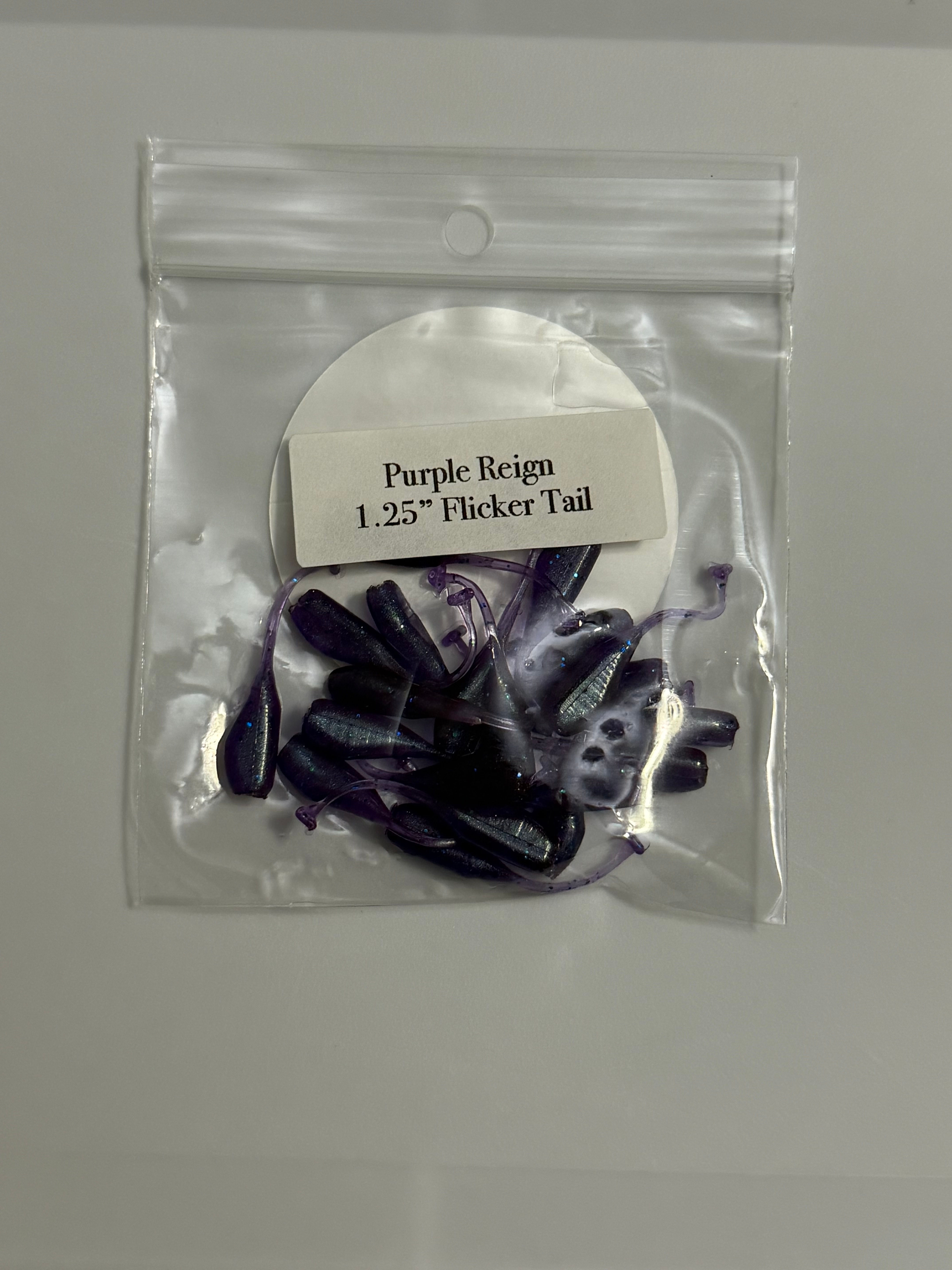 Purple Reign 1.25" Flicker Tail