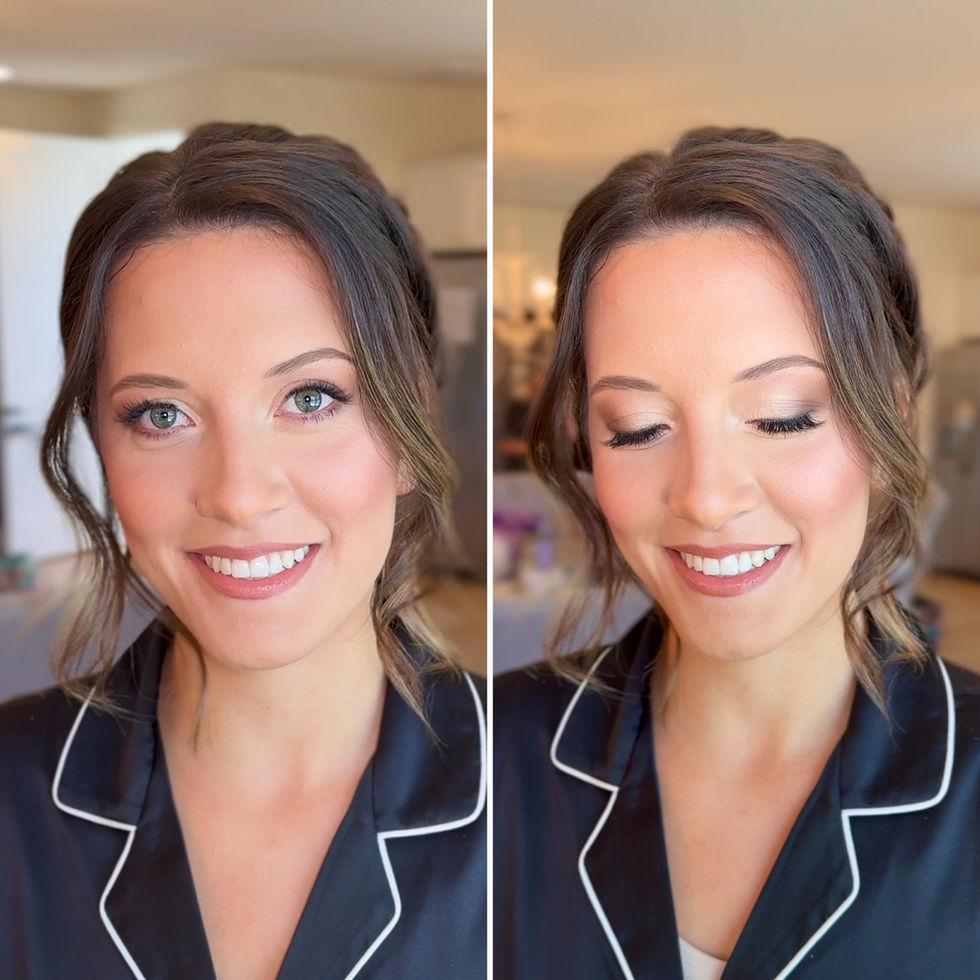 Wedding makeup, bridal makeup, soft glam makeup