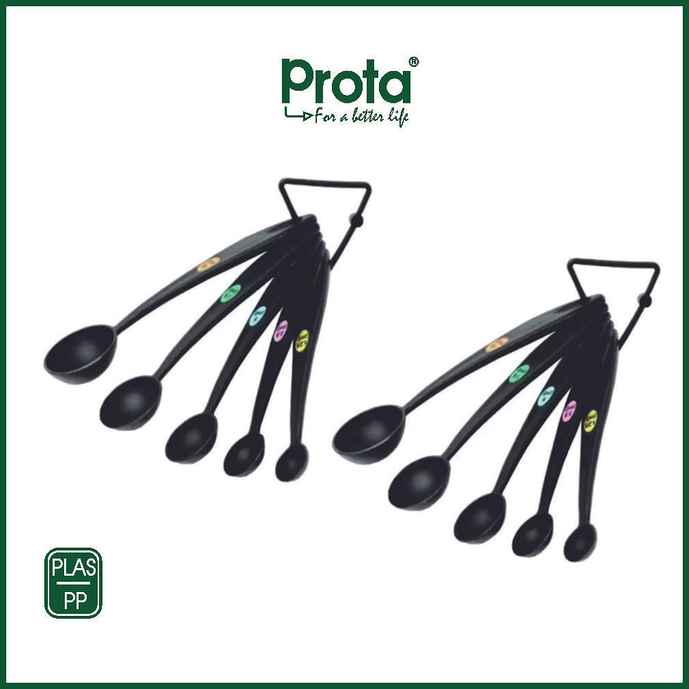 Hình thu nhỏ: Bộ 5 muỗng đo lường gia vị Prota  màu đen