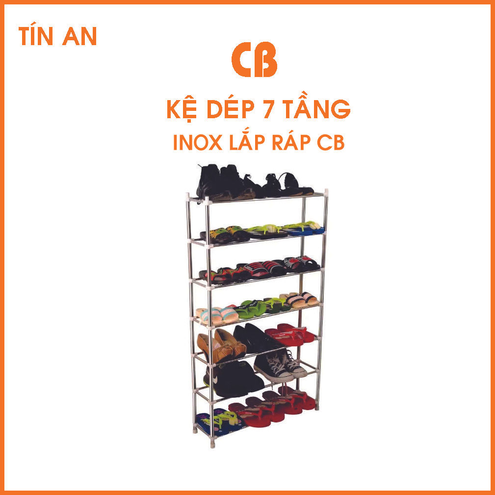 Stainless Steel Shoe Shelves Super Durable 7 Layers CB