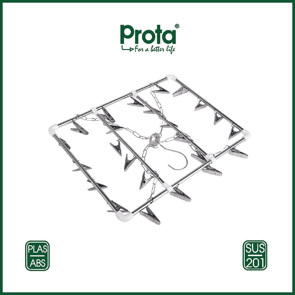 Thumbnail: Prota 24-Clip Stainless Steel Baby & Children's Clothes Hanger