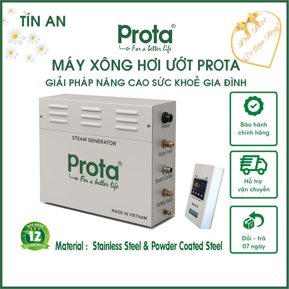 Máy xông hơi ướt Prota – Giải pháp nâng cao sức khỏe gia đình- Bảo