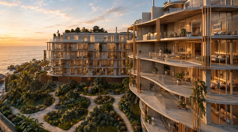 Residencial náutico frente mar em Cacupé, Florianópolis, com unidades de alto padrão, acesso ao mar e tese de proteção patrimonial, moradia e residência de férias.