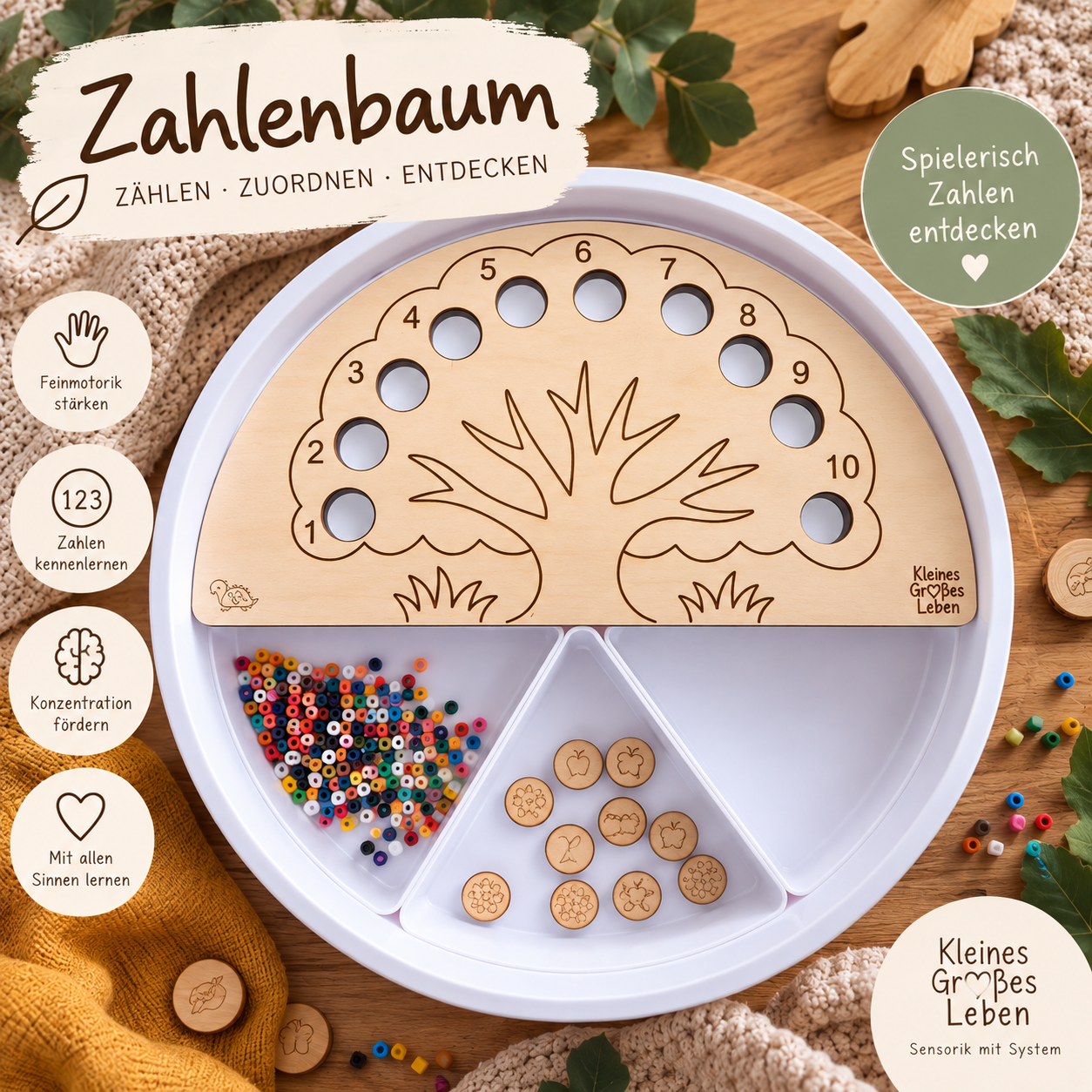 Apfelbaum Mengenplatte