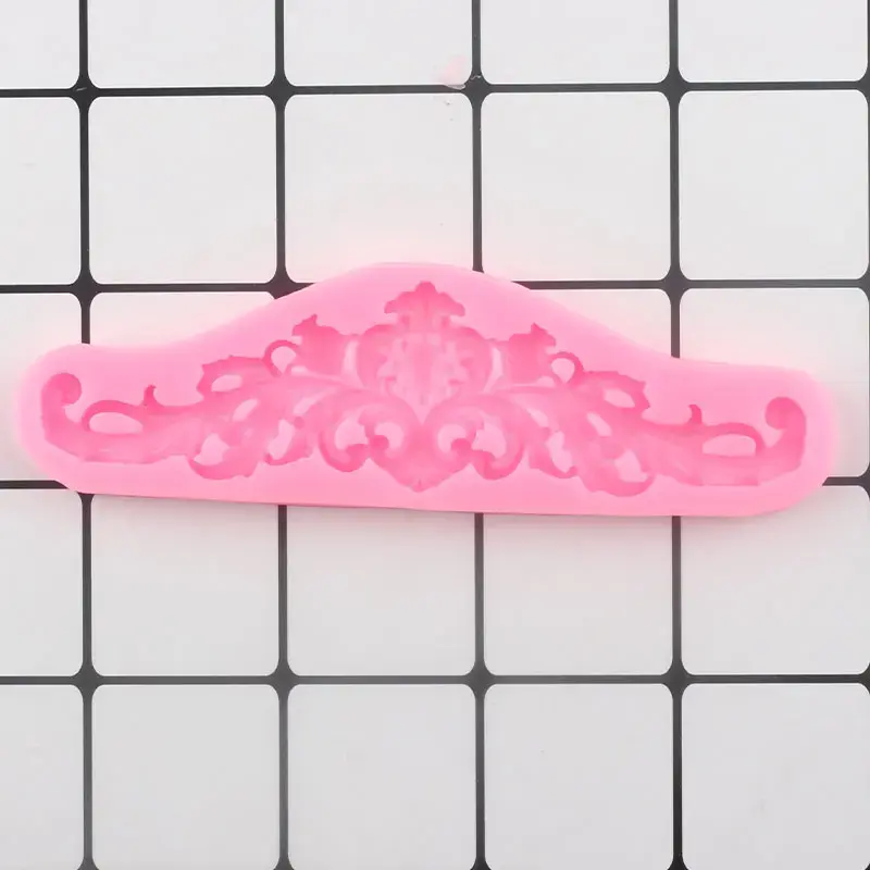 Thumbnail: Silicone Molds Cake Border Fondant Mold DIY Cake Decorating Tools Candy Clay