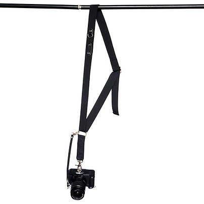Black Single Camera Strap (Polyester)