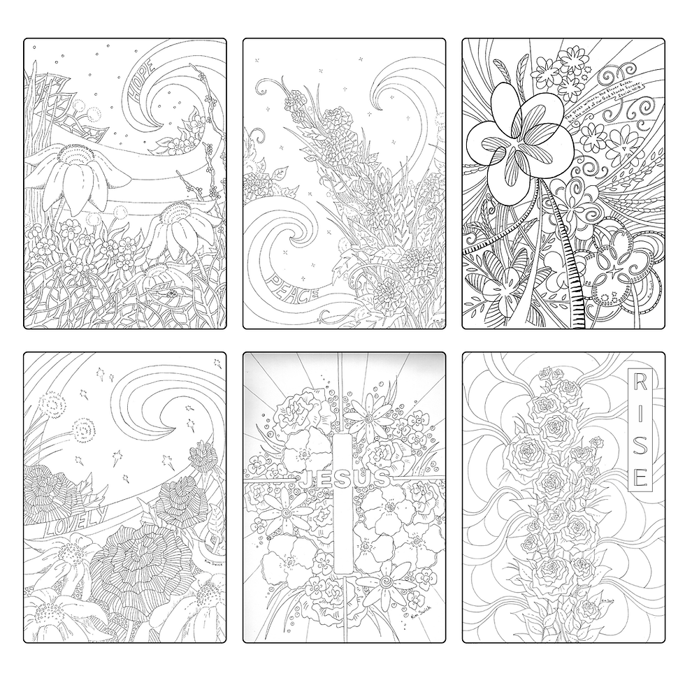 inspirational floral designs with uplifting words, Jesus