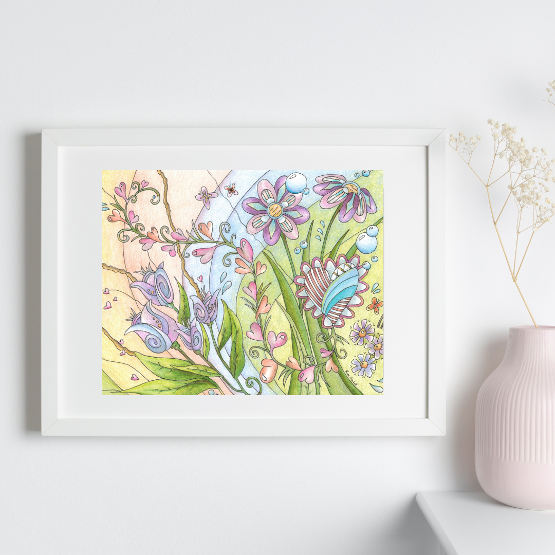 Mix of whimsical wildflowers