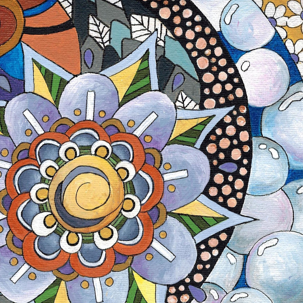 Thumbnail: Intricate colorful floral design
