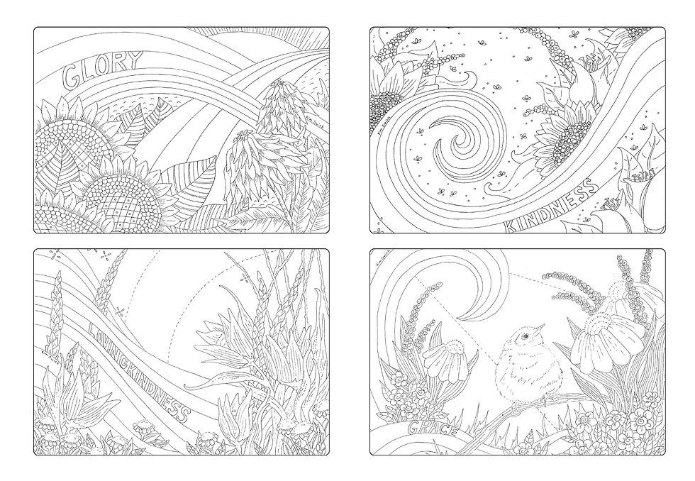 Thumbnail: inspirational floral designs with uplifting words