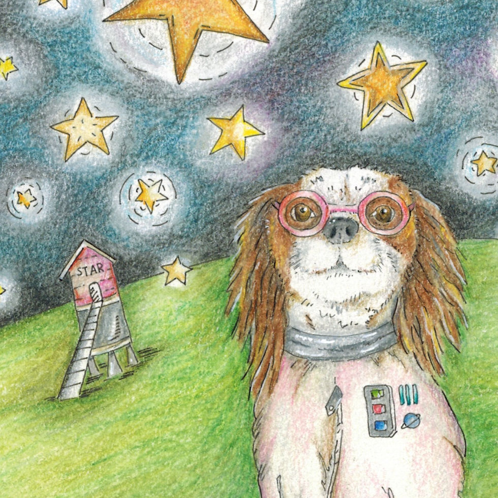 Thumbnail: Star Gazing (original drawing)