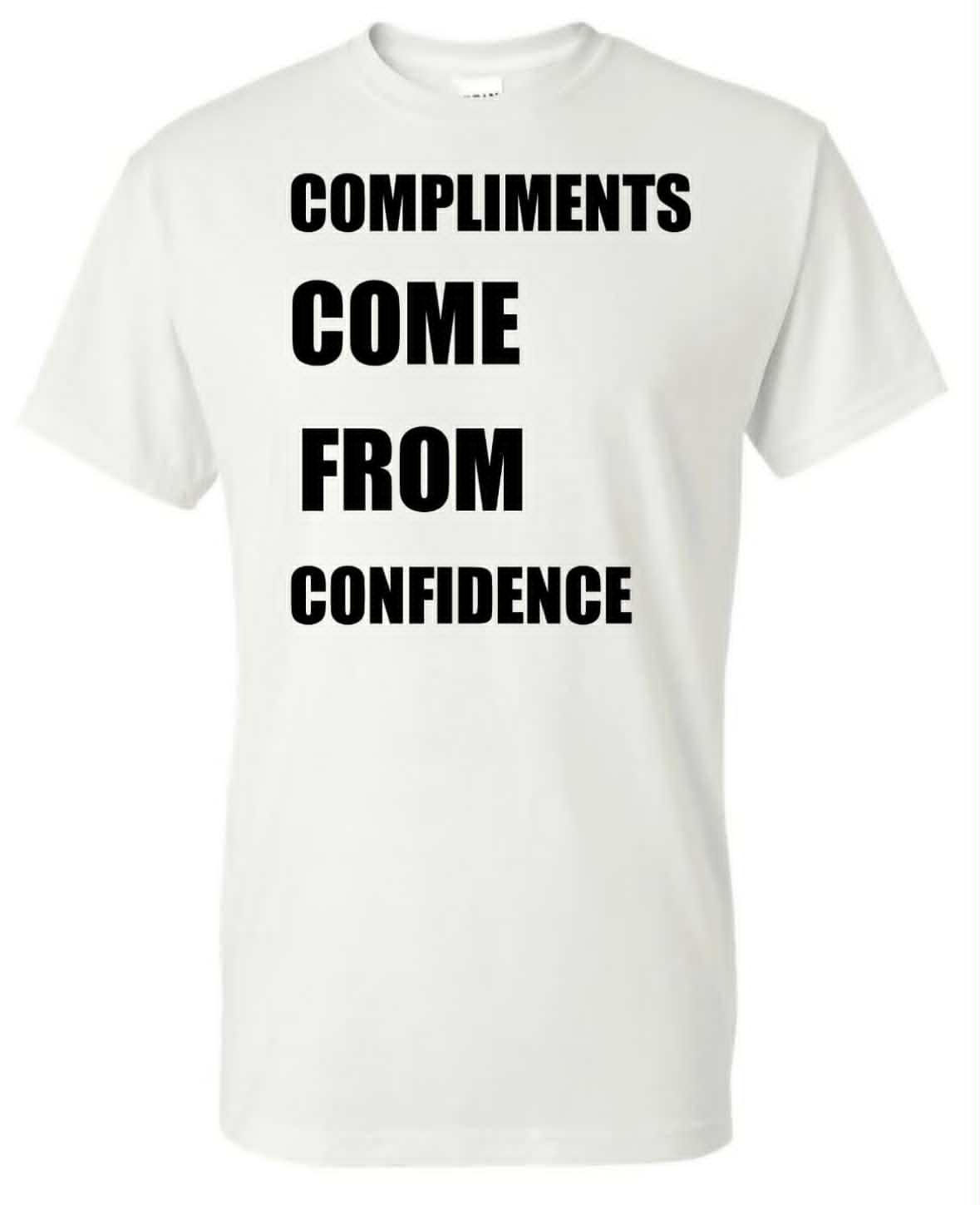 C.C.F.C. White Womens Tee With "Impact Letters To Make The World Better!!!"