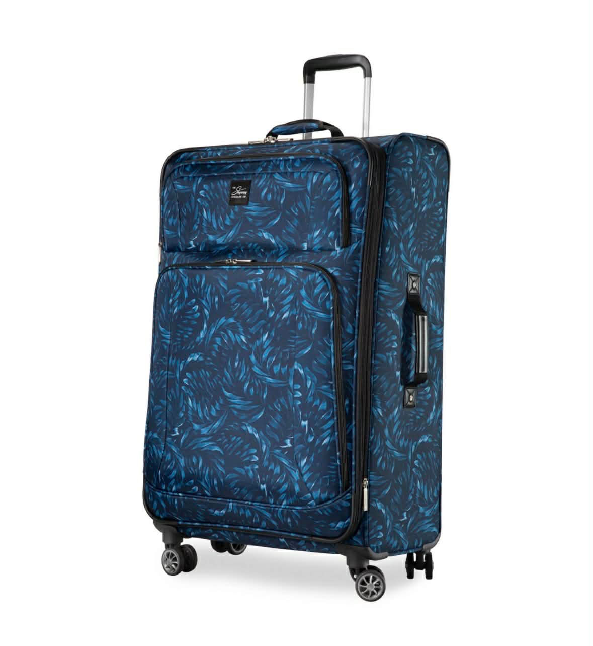 Skyway Flair Softside Spinner Luggage (Midnight Palm 24inch)