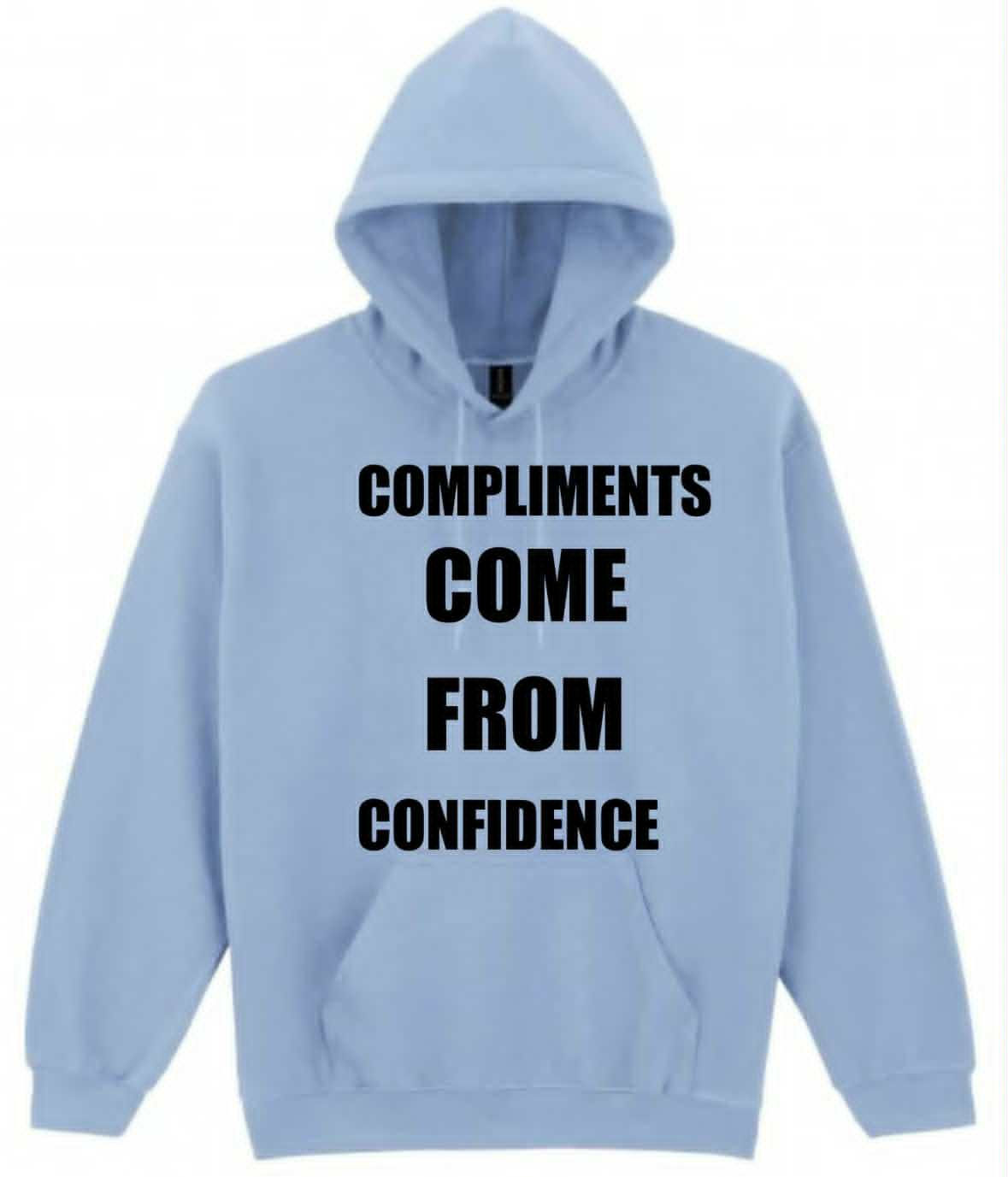 C.C.F.C. Sky Blue Kids Hoodie With Impact Letters