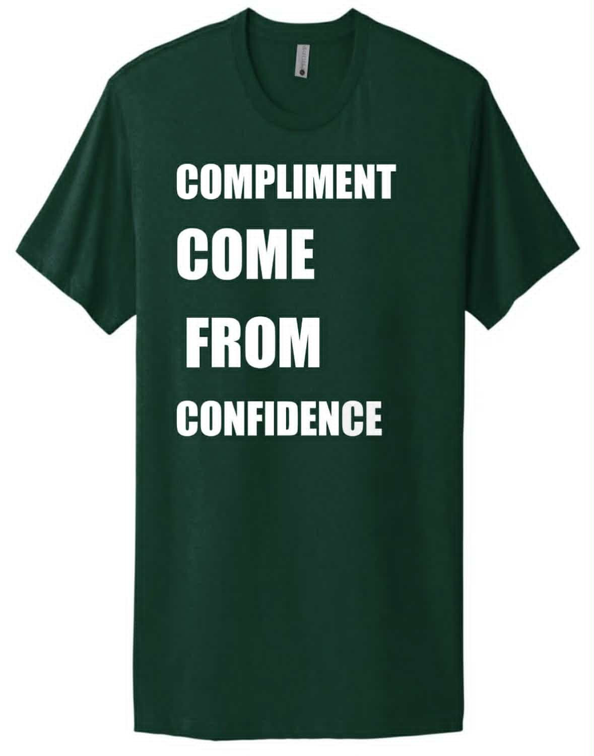C.C.F.C. Hunter Green Mens Tee With Impact Letters To Make The World Better!!!