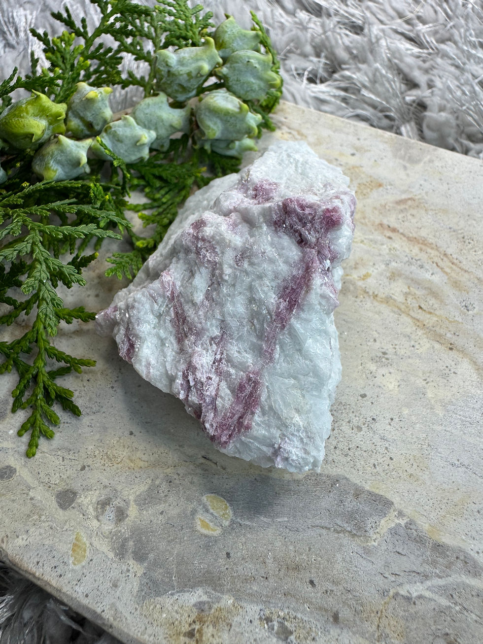 Thumbnail: Pink Tourmaline Rough Stone
