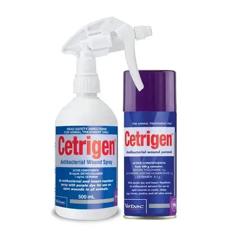 Cetrigen Antiseptic Wound Spray, Wound Powder