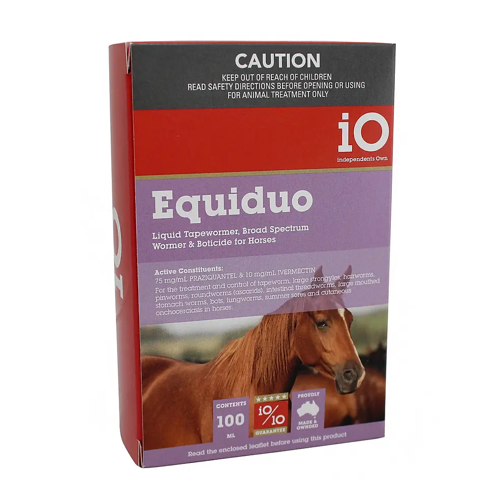 Equiduo product box with horse