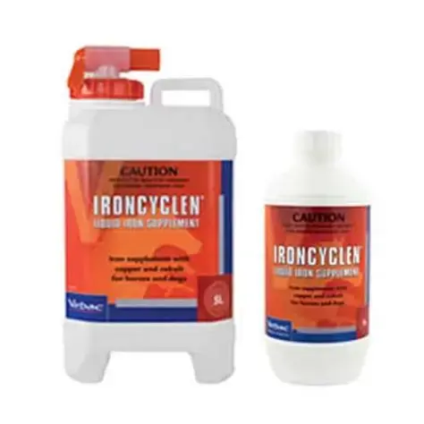 IRONCYCLEN oral liquid, 5L bottle with sprayer and smaller bottle