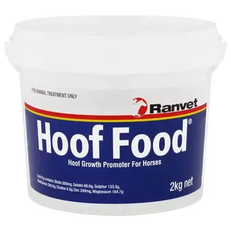 Ranvet Hoof Food Hoof Growth Promoter for horses, 2kg