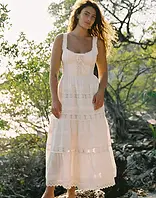 Christy Dawn The Adele Dress Pearl Embroider