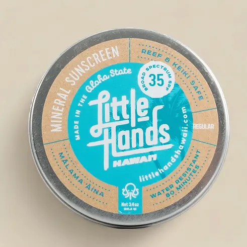 Body & Face Mineral Sunscreen Little Hands Hawaii