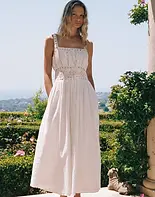 Christy Dawn The Larissa Dress Pearl