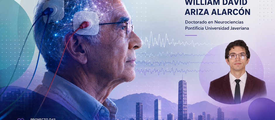 Estudiante ganador de la convocatoria D43 para fortalecer la investigación en salud cerebral
