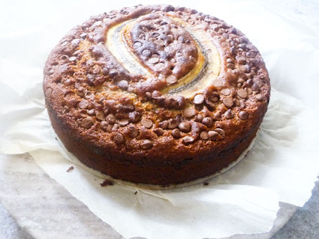 Chocolate Chip Banana Cake 
