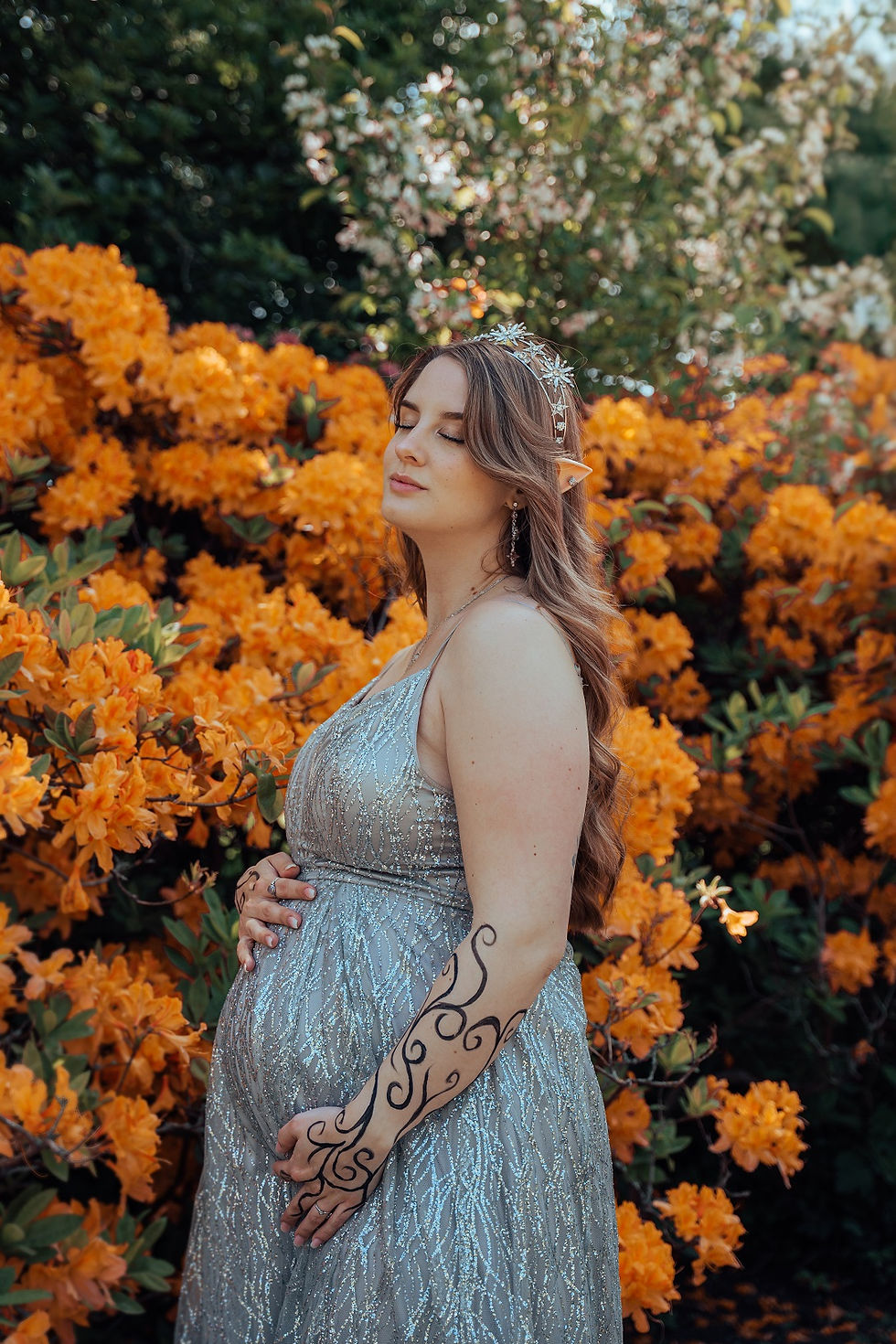 fantasy zwangerschapsshoot, a court of thorns and roses zwangerschapsshoot