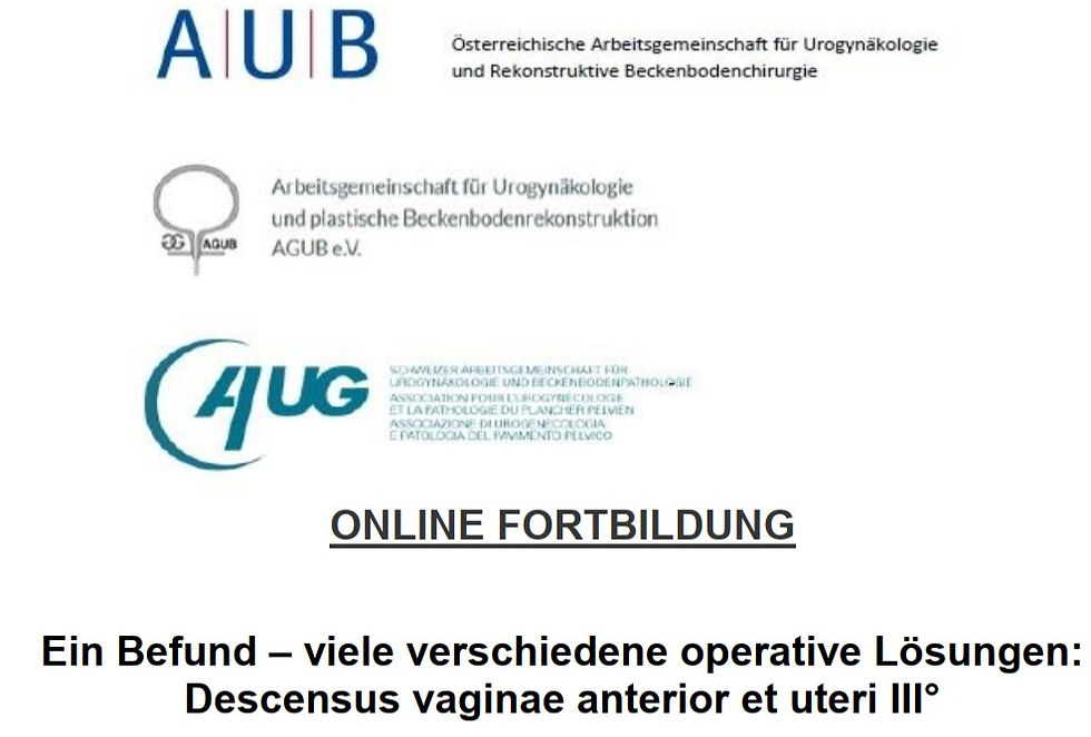 Post-IUGA-Meeting 2025: Neues, Interessantes und Praxisrelevantes von der IUGA 2025