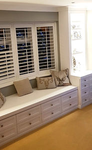 Our Latest Work Bespoke Dressing Room And Fitted Window Seat