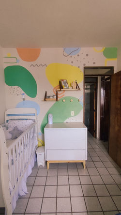 Formas orgânicas para quarto infantil