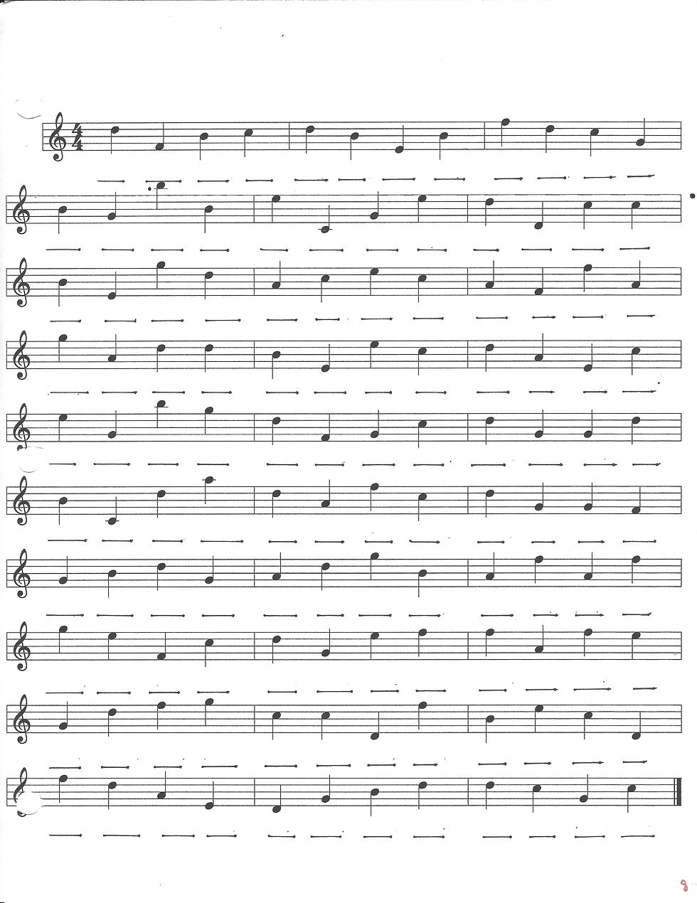 Treble Clef 7