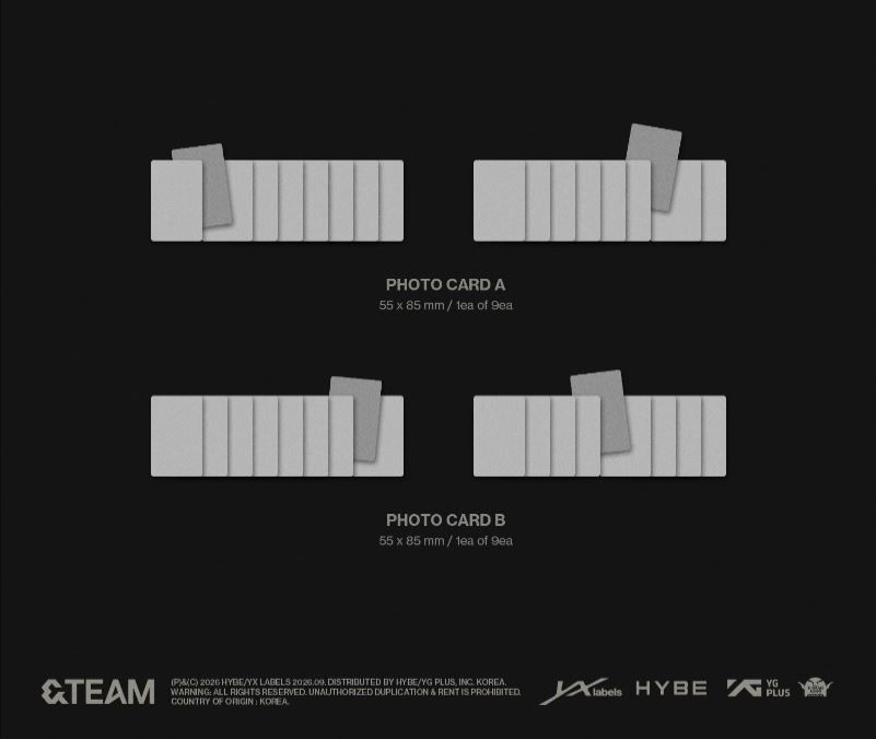 Thumbnail: &TEAM (앤팀) KR 2nd Mini Album - [Mark on Me]