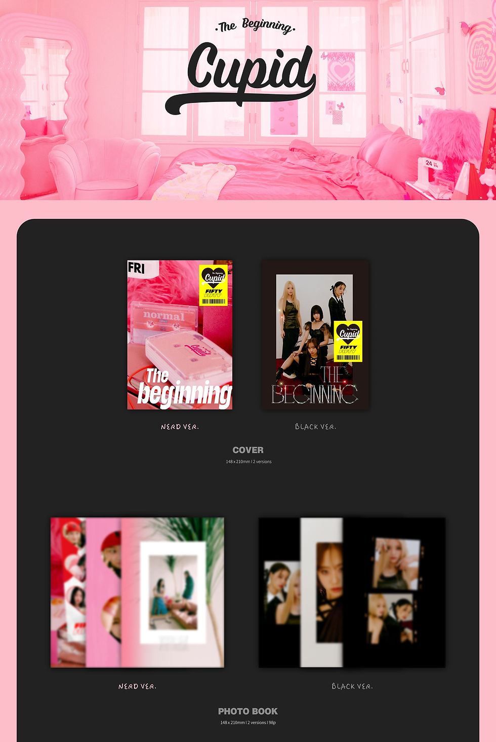 Thumbnail: [PRE-ORDER] FIFTY FIFTY (피프티 피프티) 1ST SINGLE ALBUM - [THE BEGINNING: CUPID]