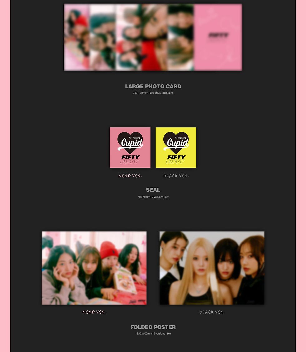 Thumbnail: [PRE-ORDER] FIFTY FIFTY (피프티 피프티) 1ST SINGLE ALBUM - [THE BEGINNING: CUPID]