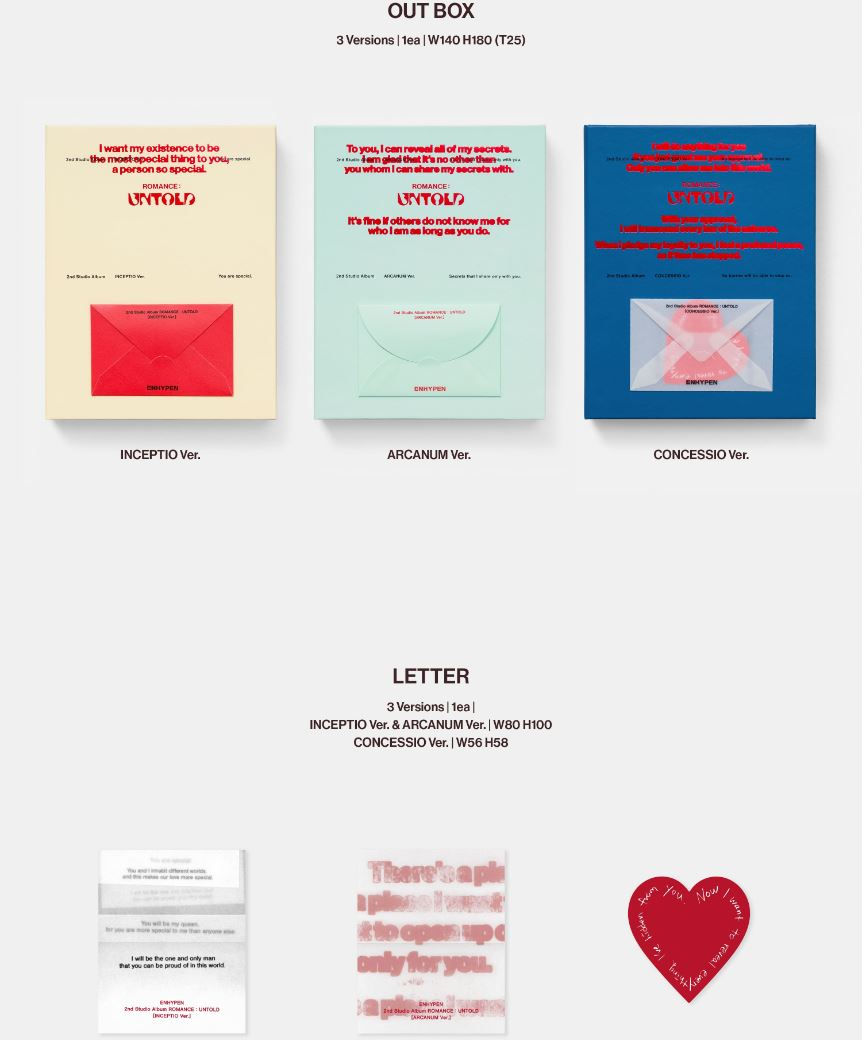 Thumbnail: [PRE-ORDER] ENHYPEN (엔하이픈) 2ND ALBUM - [ROMANCE : UNTOLD] (+ EXCLUSIVE PHOTOCARD