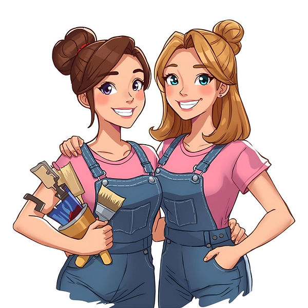 Two Chicks Painting, Female Painters