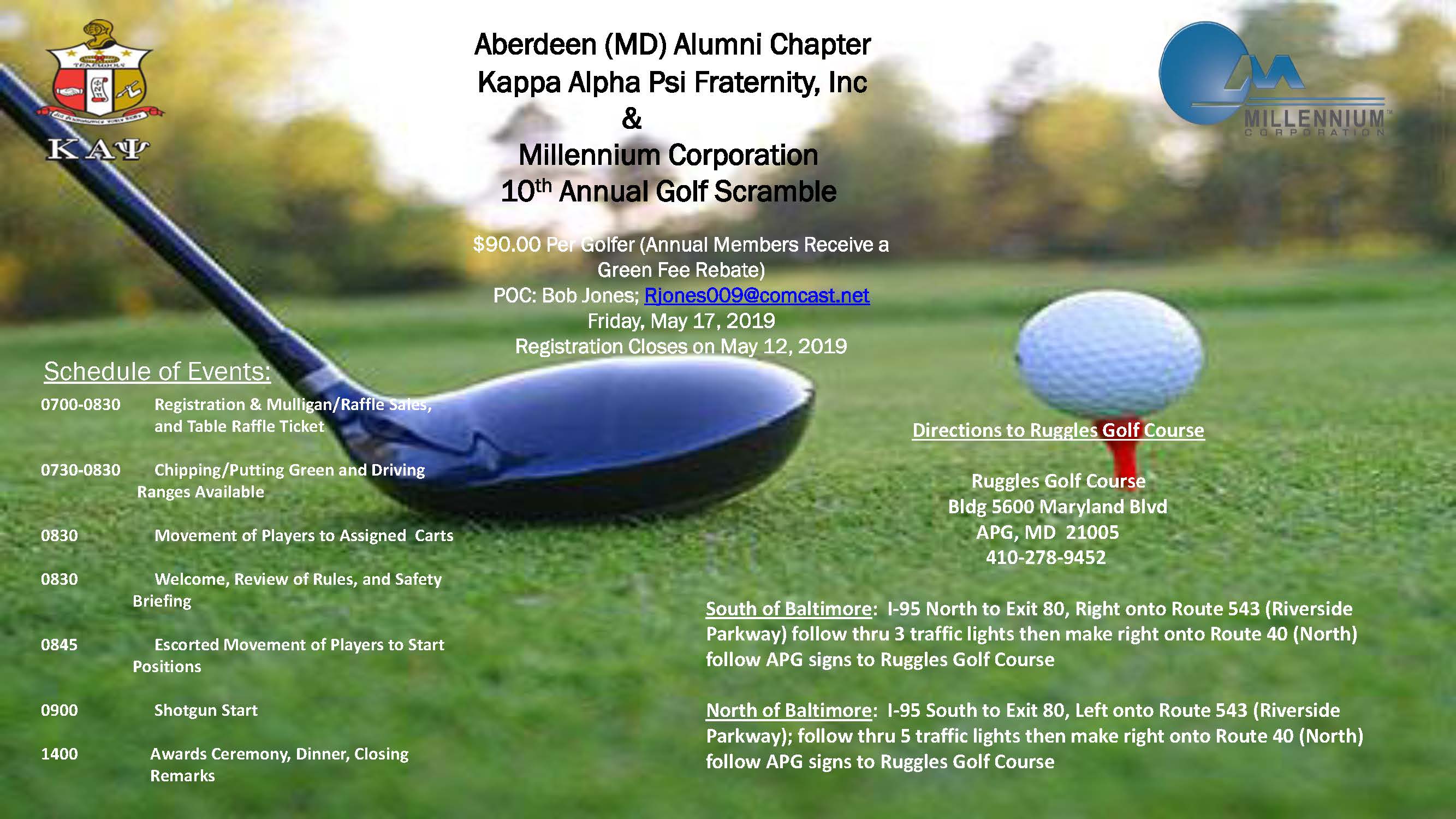 Ruggles Evening Golf League Aberdeen Proving Ground